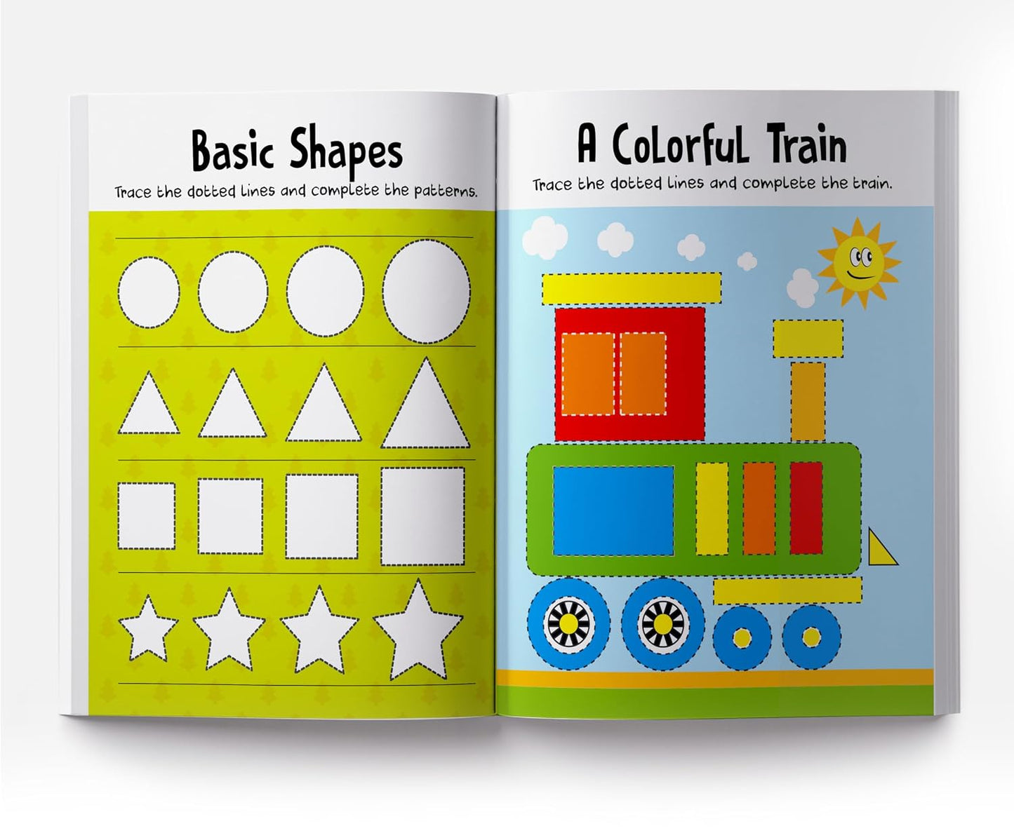Wipe & Clean Lines & Patterns Tracing Book for Kids