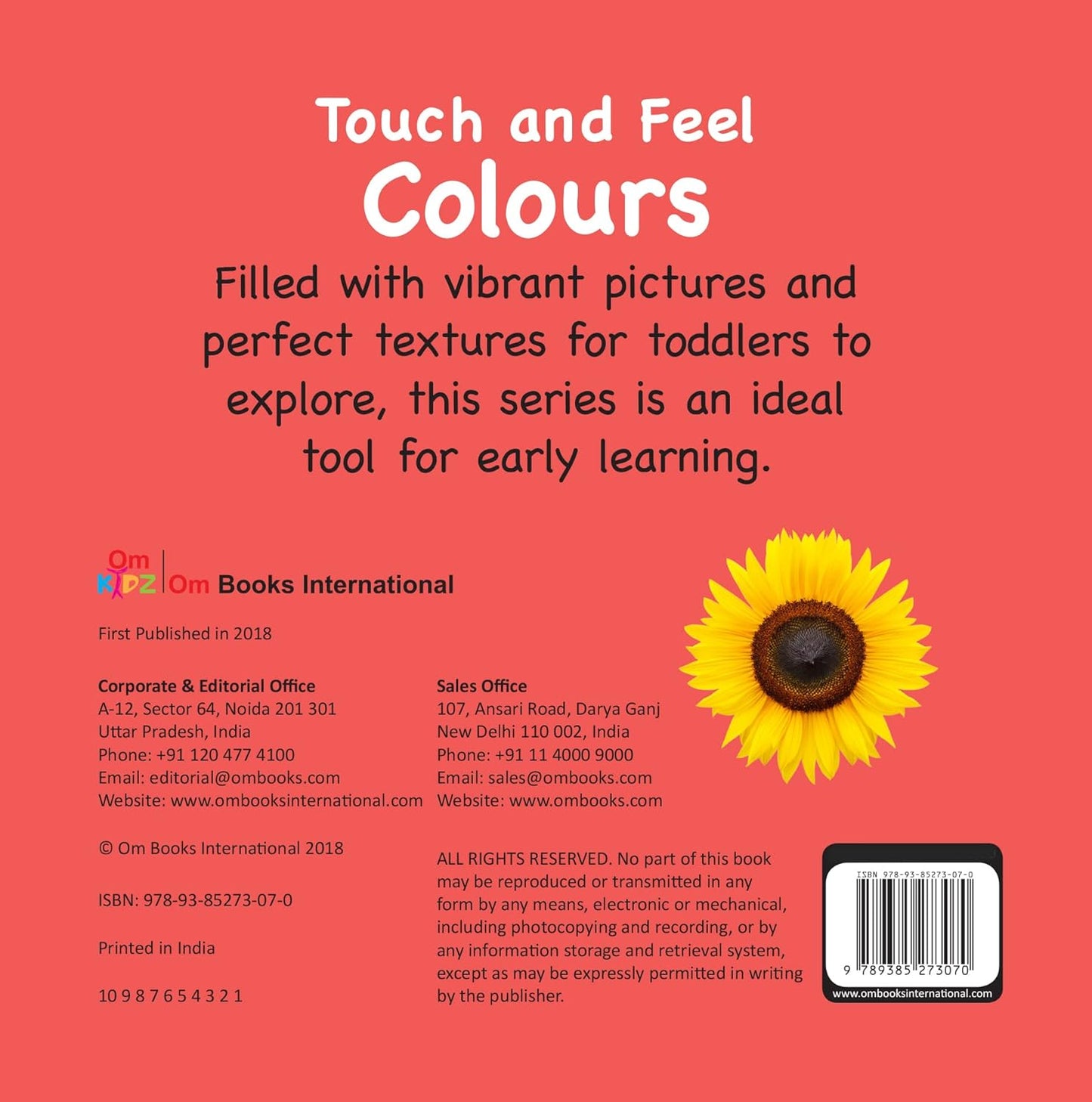 Touch and Feel: Colours - Board Book