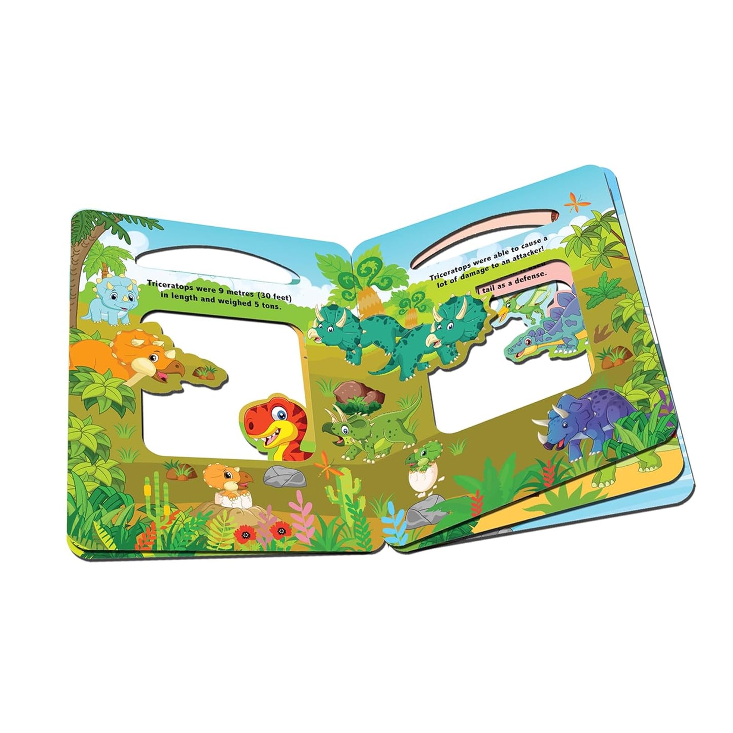 Die Cut Window Board Book - In the Dinosaurs