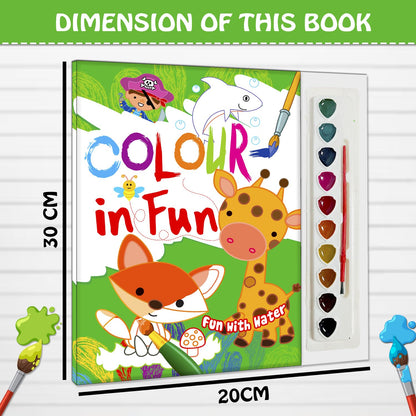Fun with Water Colouring Kit for Kids – (Green)