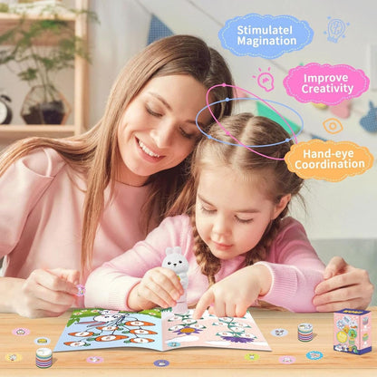 Magic Sticker and Stamper Activity Kit for Kids