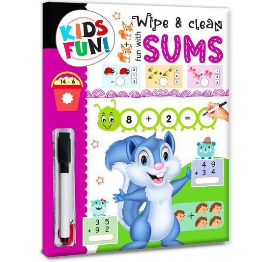 Wipe & Clean Book – Fun with Sums
