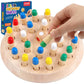 Wooden Memory Chess Game – Brain Boosting Logic &amp; Match Stick Challenge