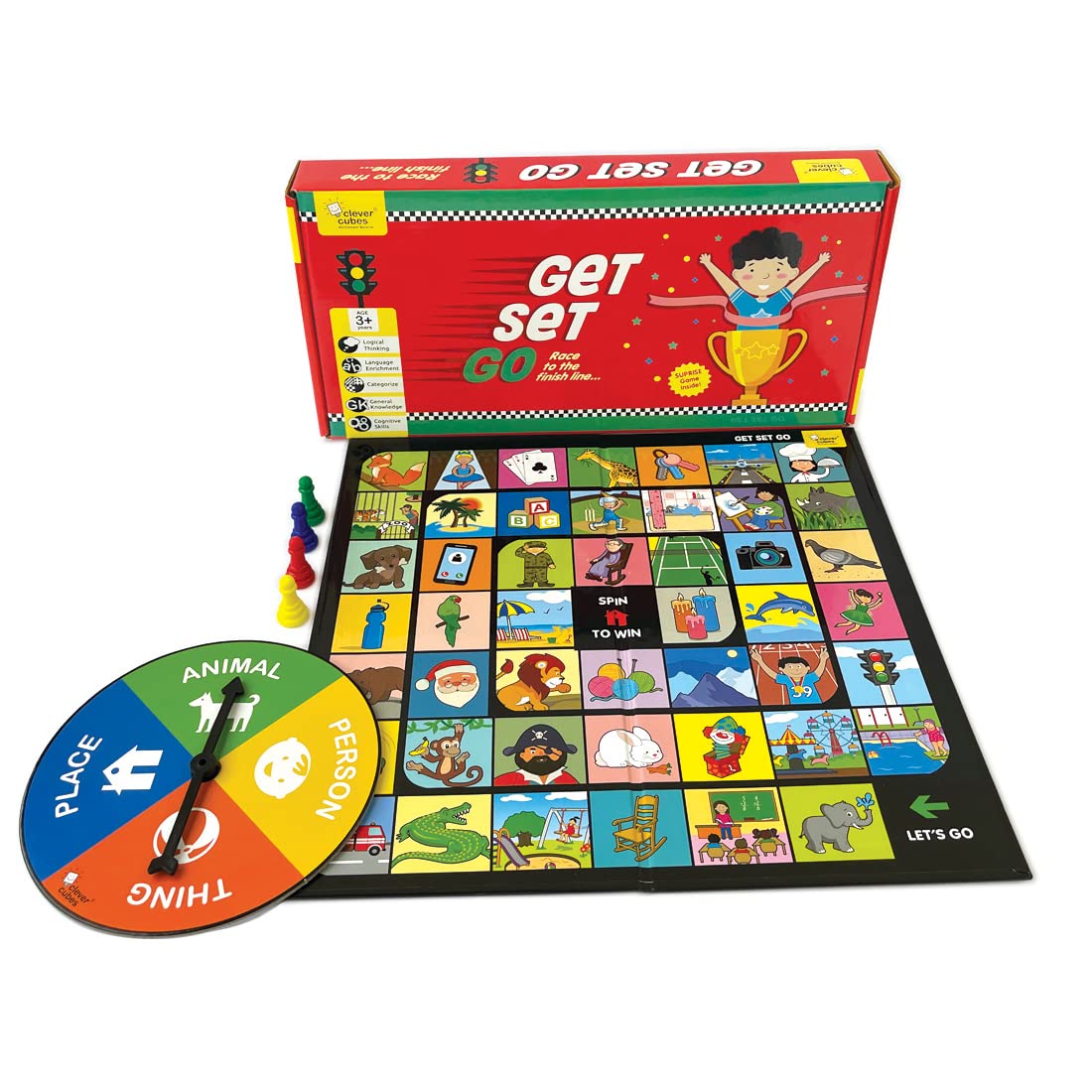 Get Set Go Game. A Fun categorising Game. Educational Games: Activity Games.