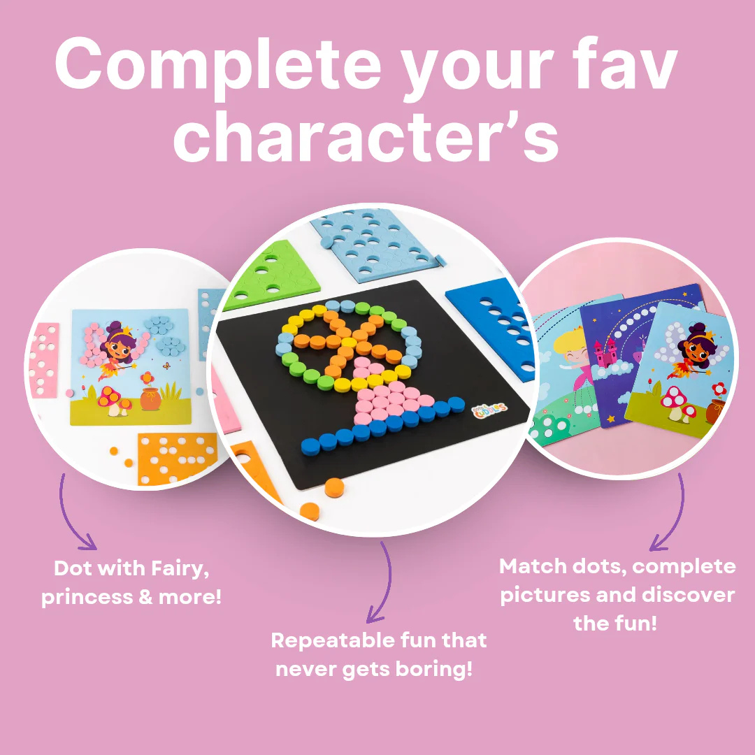 Magnetic Dot Art – Unicorn &amp; Princess Playset