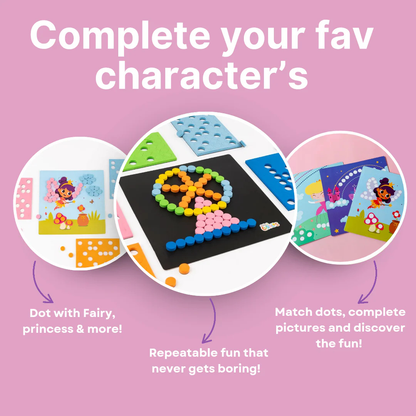Magnetic Dot Art – Unicorn &amp; Princess Playset