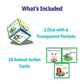 Animal Action Cards with Jumbo Dice