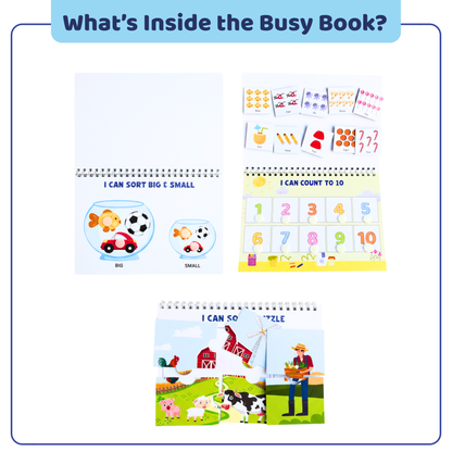 Personalised Busy Book - A Magical World of Learning & Play