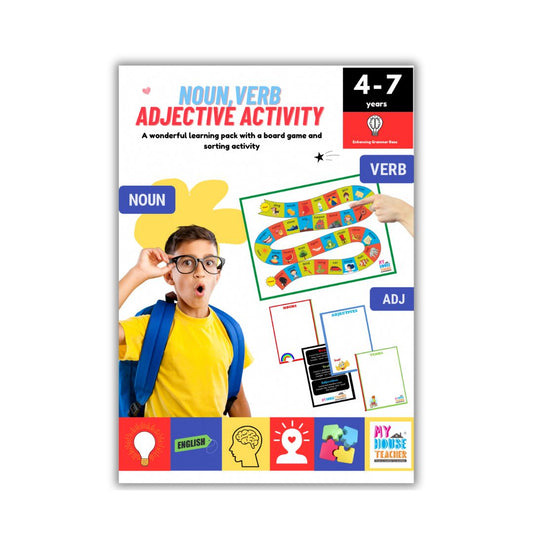 Noun Verb Adjective Concept Fun Learning Activity Pack