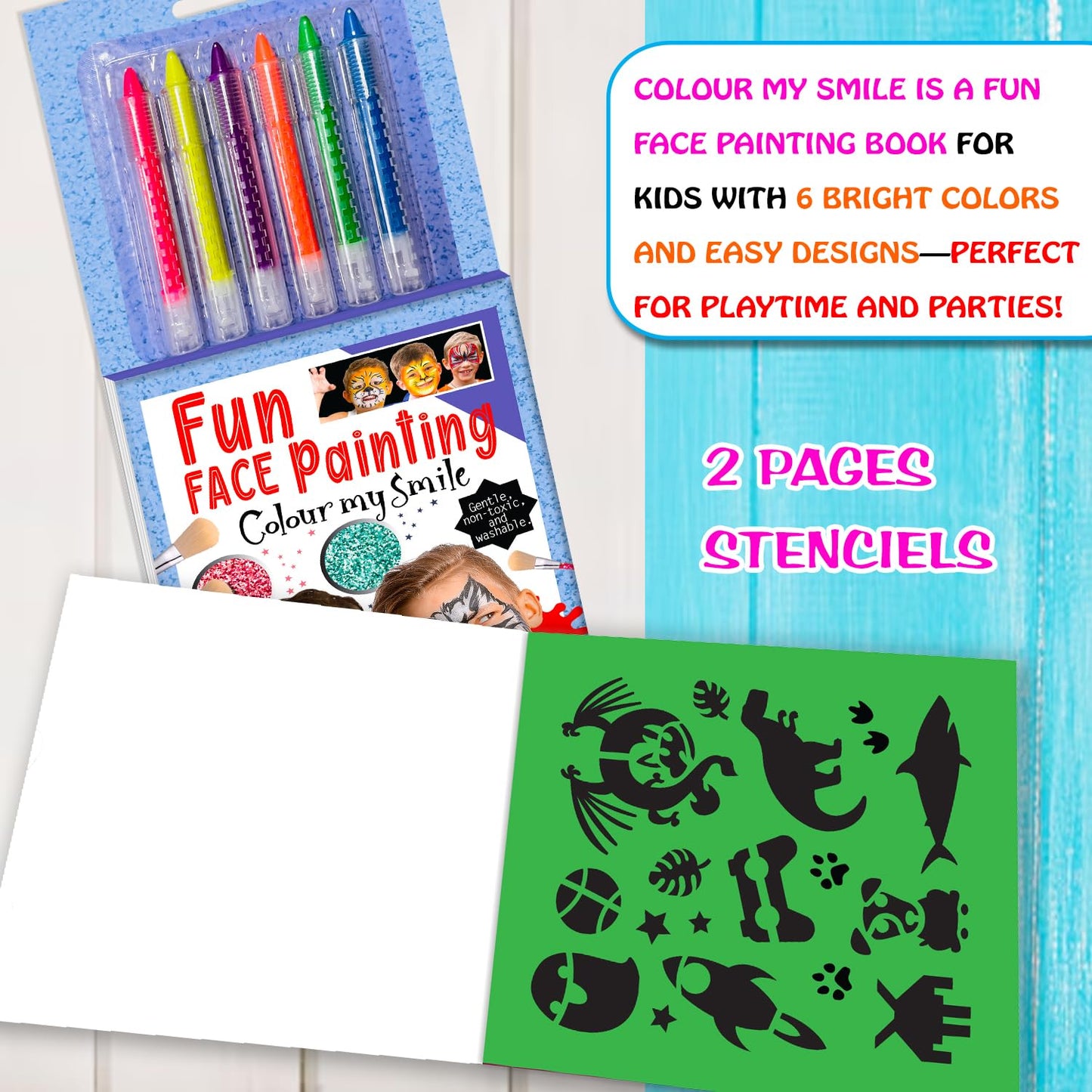 Fun Face Painting Kit for Kids