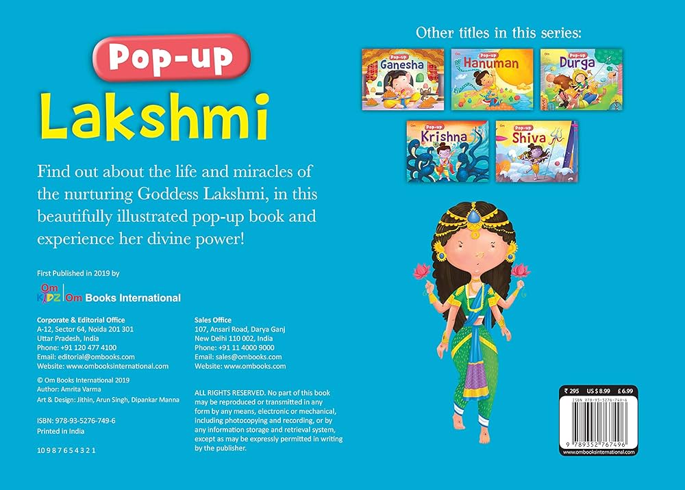 Lord Laxmi Story in Pop up Board Book