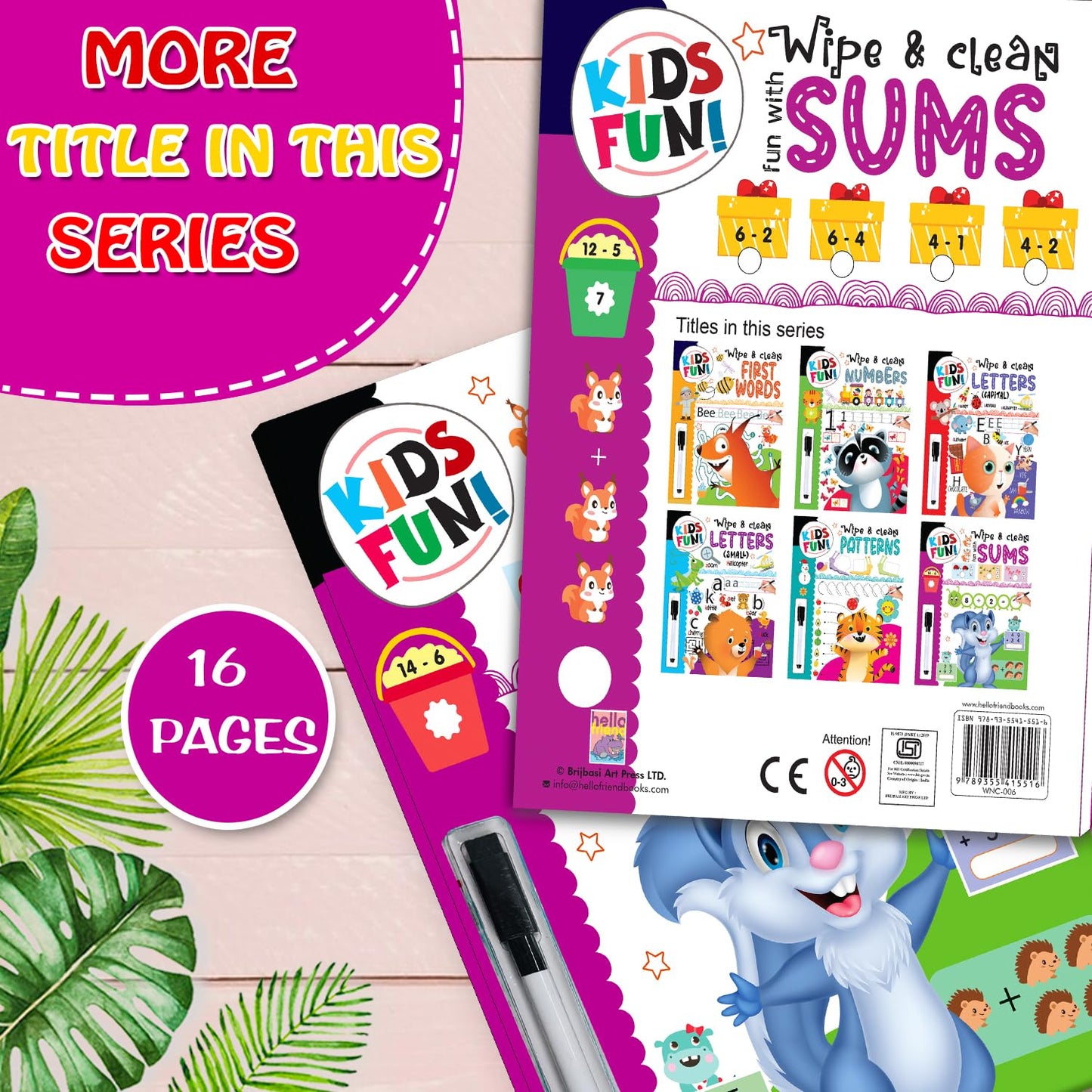 Wipe & Clean Book – Fun with Sums