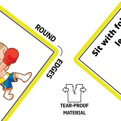 Toddler Action Cards with a Huge Dice