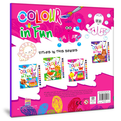 Fun with Water Colorings Kit for Kids (Pink)