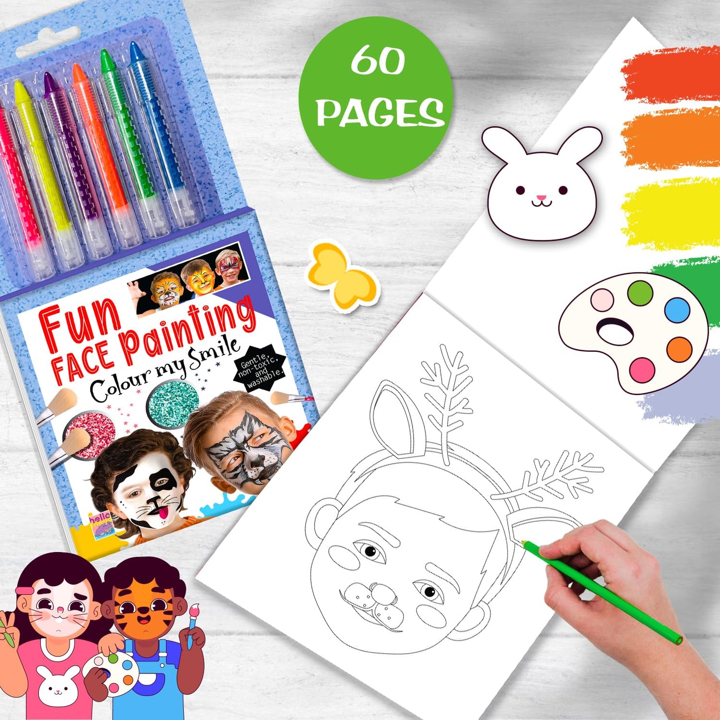 Fun Face Painting Kit for Kids