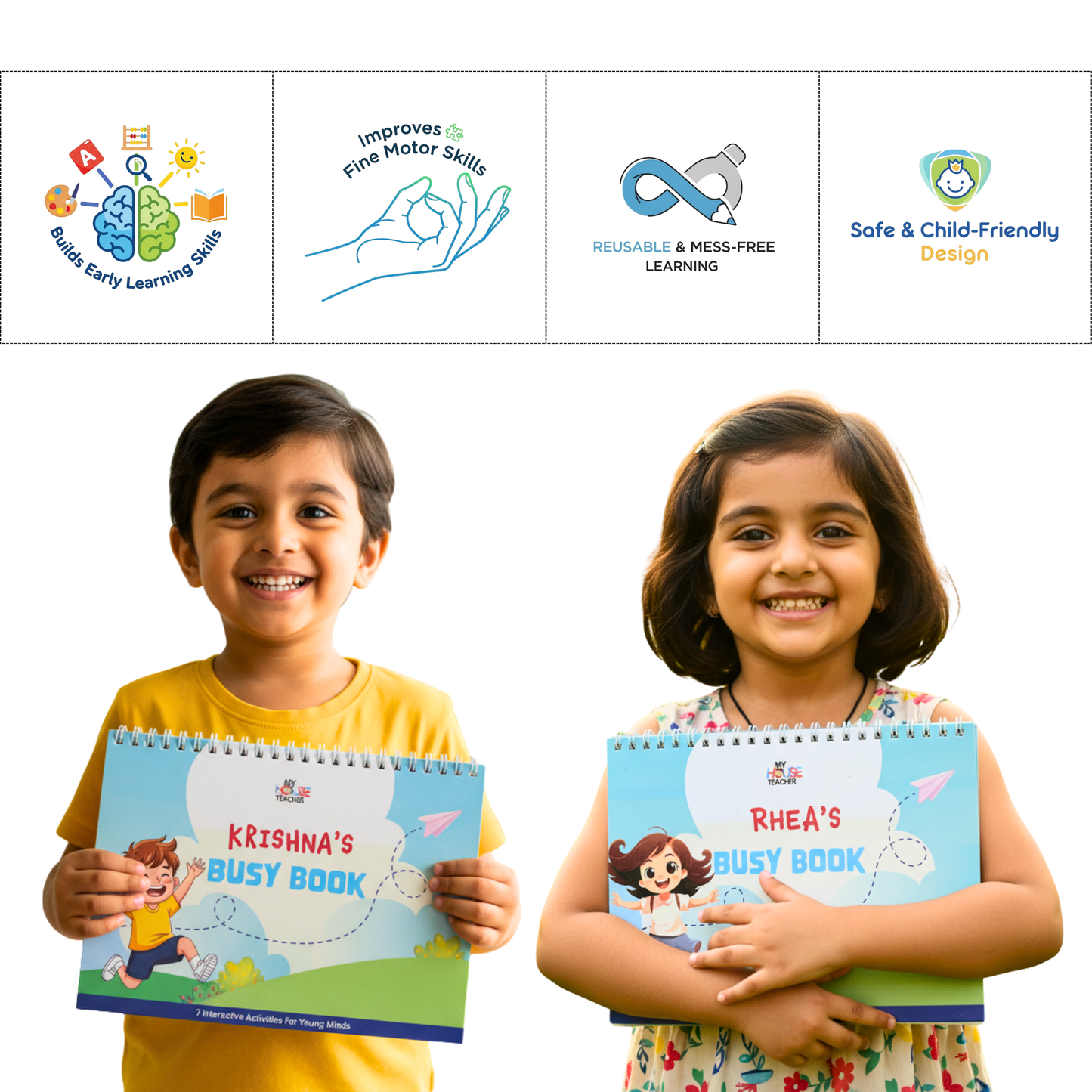 Personalised Busy Book - A Magical World of Learning & Play