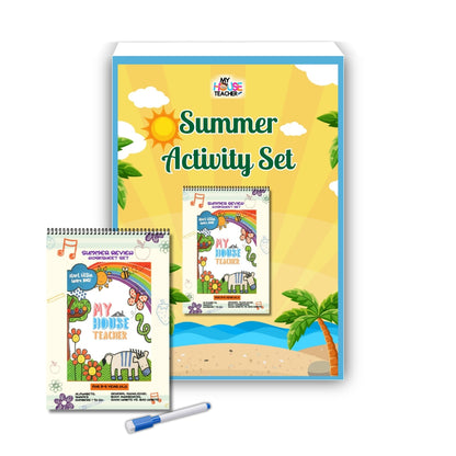 All in One Concept Colorful Summer Worksheet Set