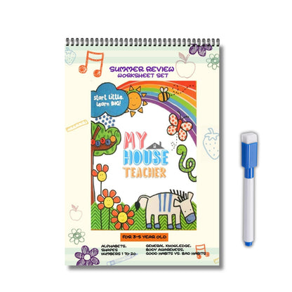 All in One Concept Colorful Summer Worksheet Set