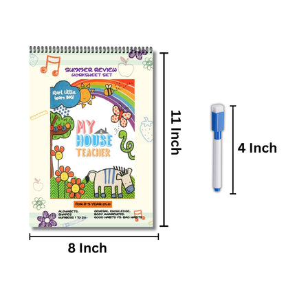 All in One Concept Colorful Summer Worksheet Set