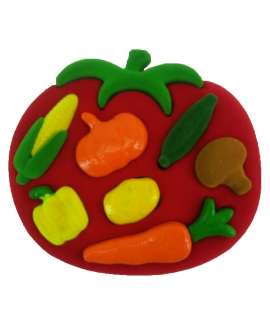 Soft 3D Vegetables Shape Sorter Puzzle - 7 Pieces