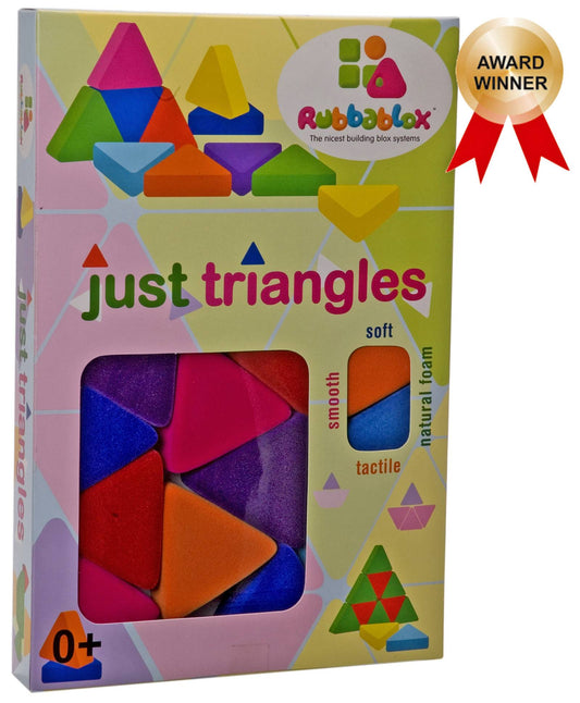 Rubbabu Just Triangles Puzzles Multicolor - 16 Pieces