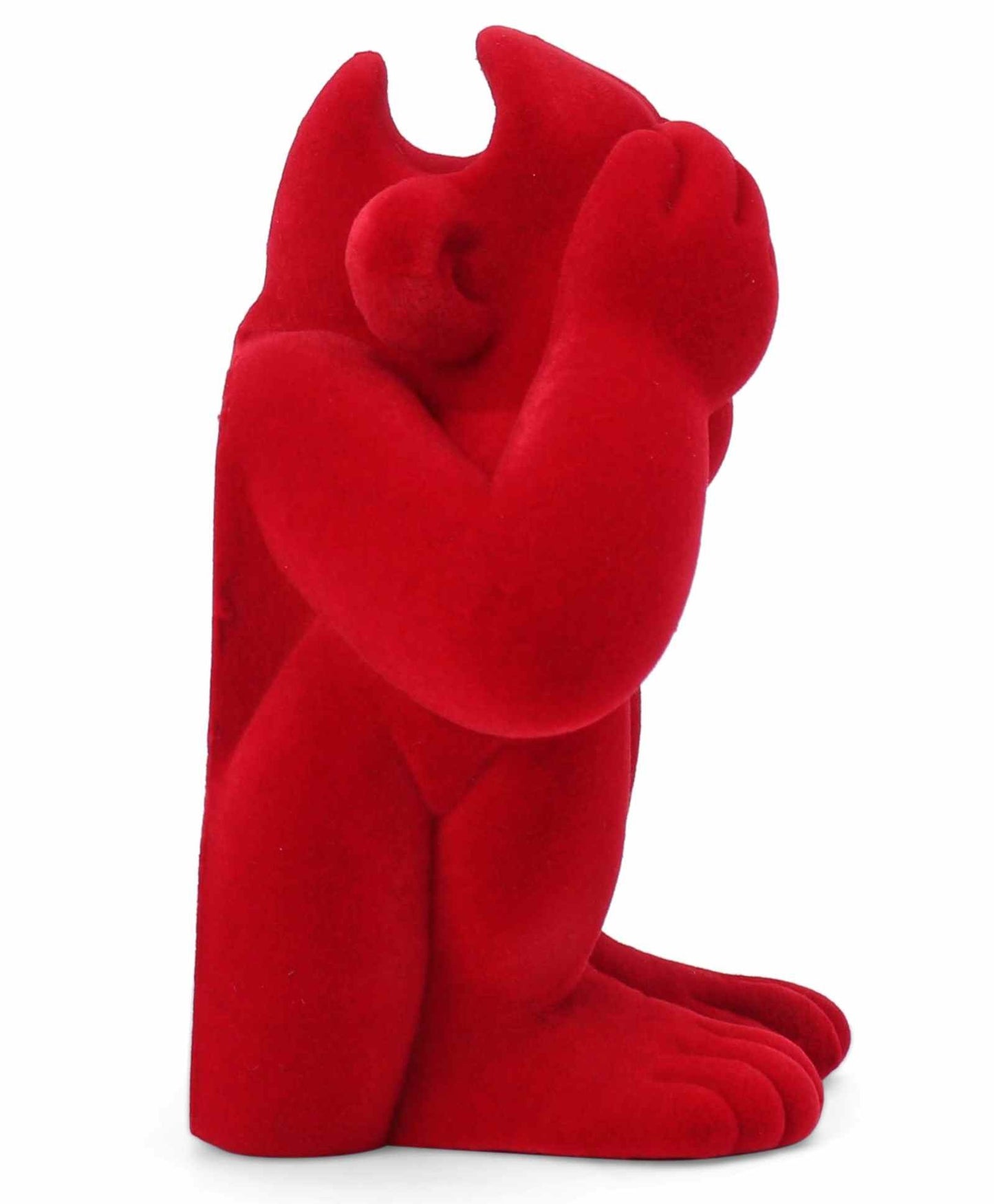Rubbabu Monkey Soft Toy Red
