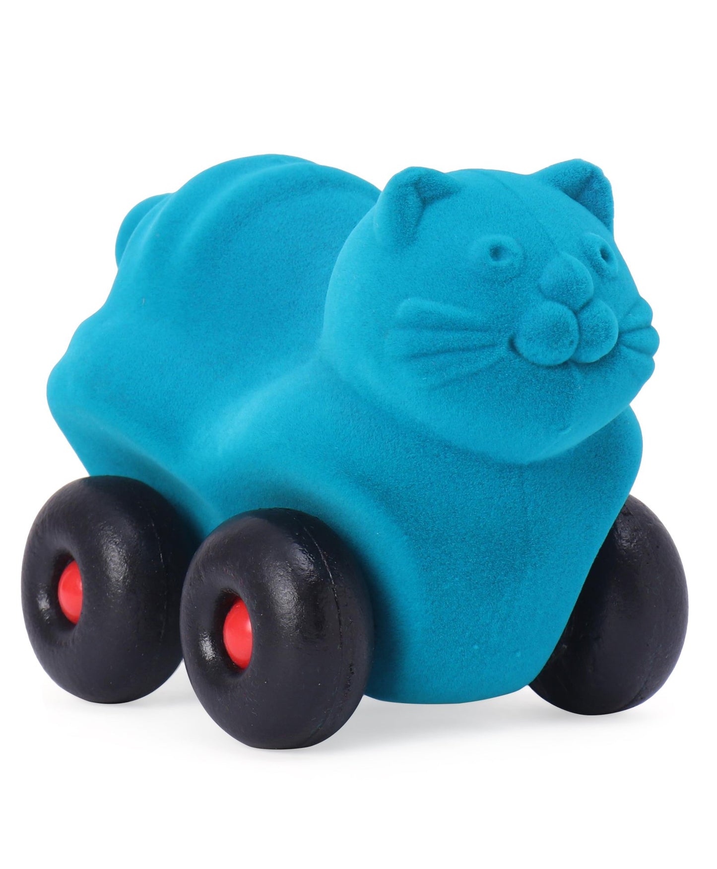 Rubbabu Free Wheel Little Animal Shaped Toy Cars - Pack of 6 (Colour May Vary)