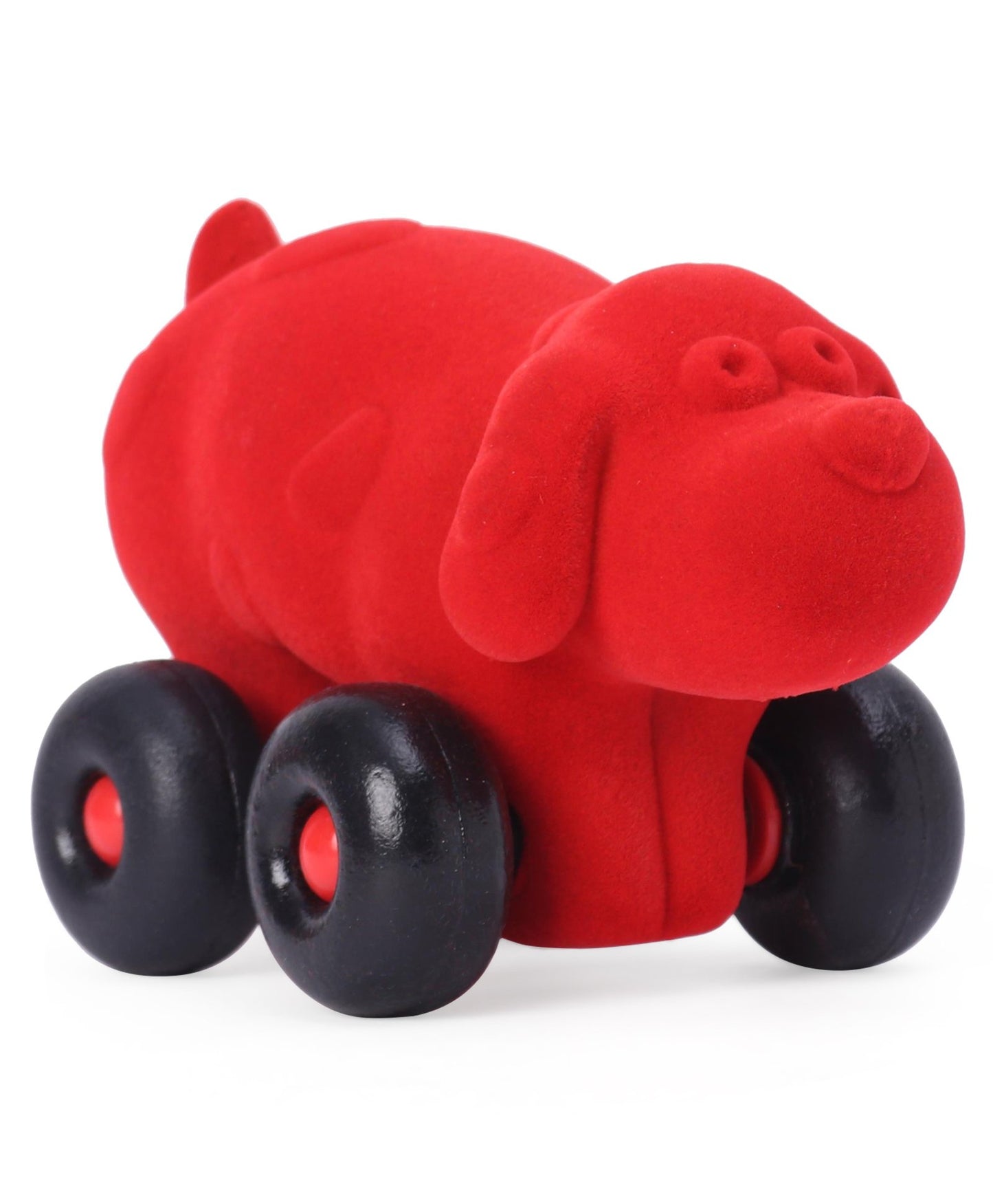 Rubbabu Free Wheel Little Animal Shaped Toy Cars - Pack of 6 (Colour May Vary)