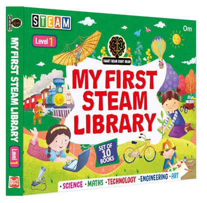 My First STEAM Library Level-1 Box (Set of 10 Books)