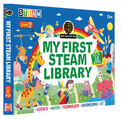 My First STEAM Library Level-2 Box (Set of 10 Books)