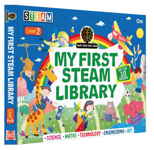 My First STEAM Library Level-2 Box (Set of 10 Books)
