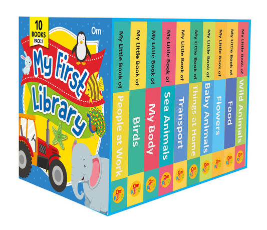 My First Library: Boxset of 10 Board Books for Kids Pack 2