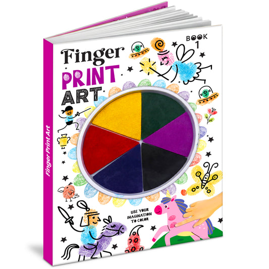 Fingerprint Art Book 1 – Creative Activity Book for Kids