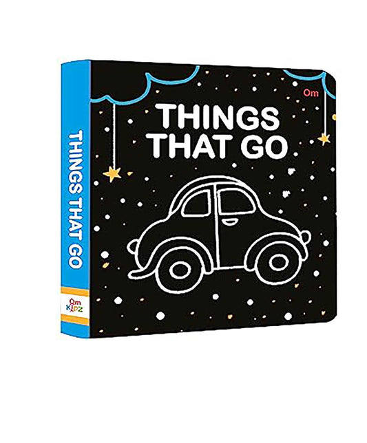 Things that go – High contrast board book for children