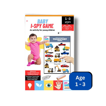 Ispy Busy Bag- Picture Search Reusable Mats Activity for babies and toddlers
