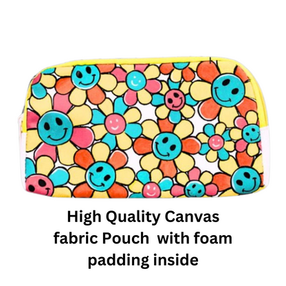 Canvas Pouch Painting Kit- Smiley Pouch Fun