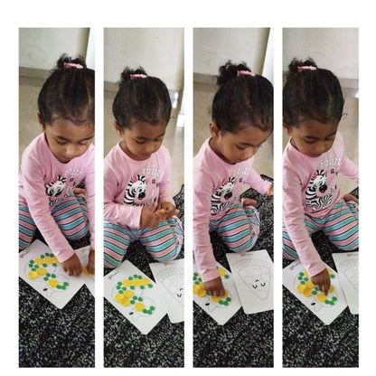 Sticking Big And Small Foam Sticker Activity Box