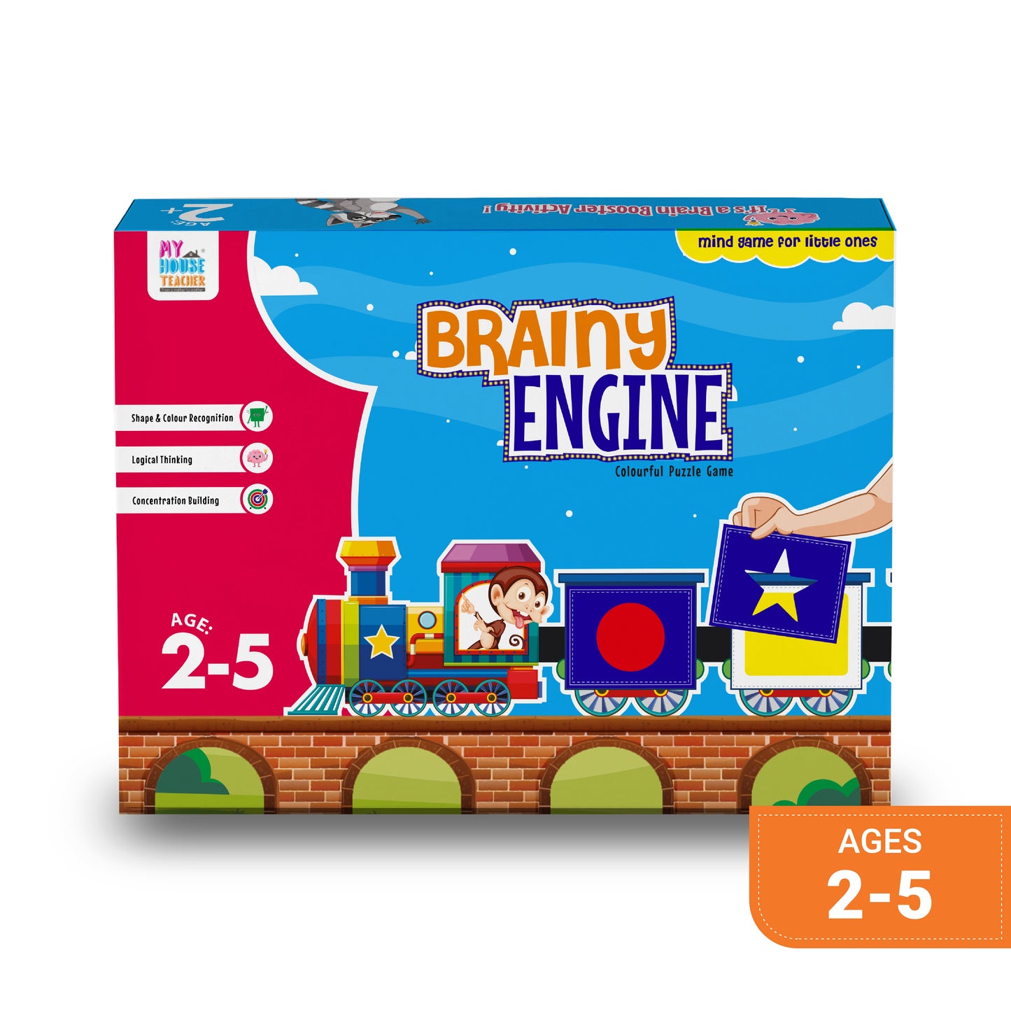 🎁 Brainy Engine Puzzle Game for little ones