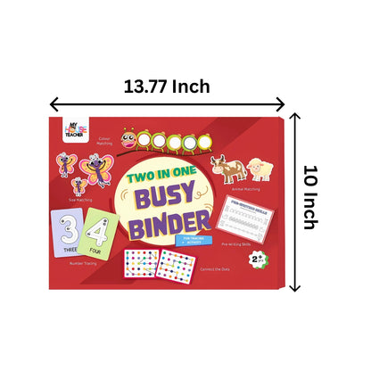 Two in One Busy Binder Book Set for 2 to 4 year toddlers