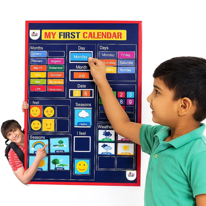 Magnetic My First Calendar Board For 3 years And Above