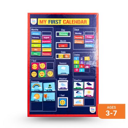 Magnetic My First Calendar Board For 3 years And Above