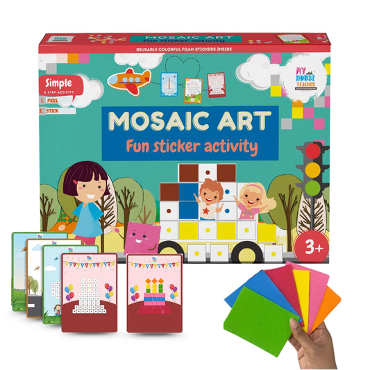 Creative Mosaic Art Foam Sticker Set