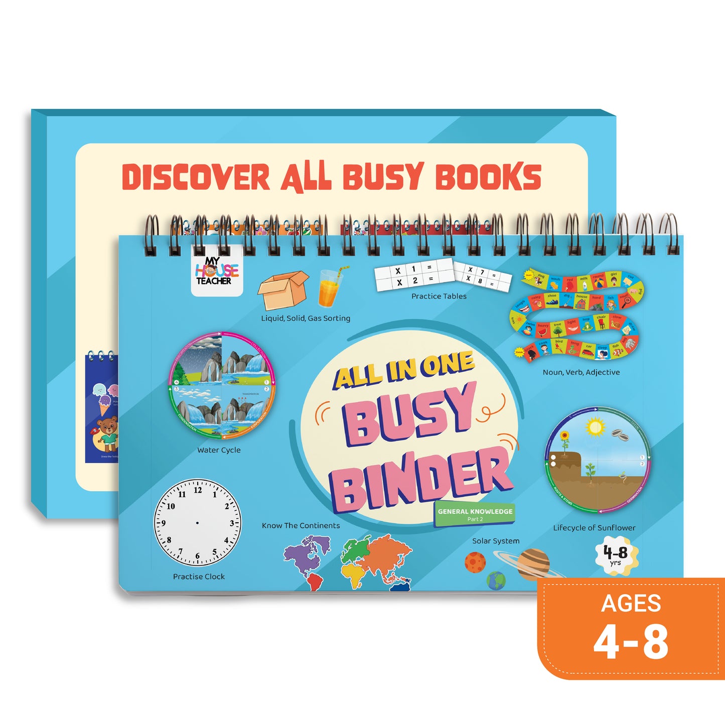 Knowledge Binder Book for 4 to 11 year kids