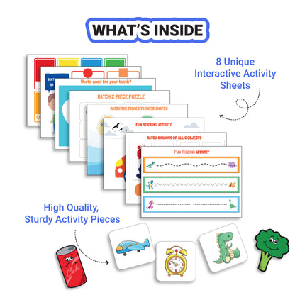 My Toddler busy book - Activity Binder - Pack Of 5