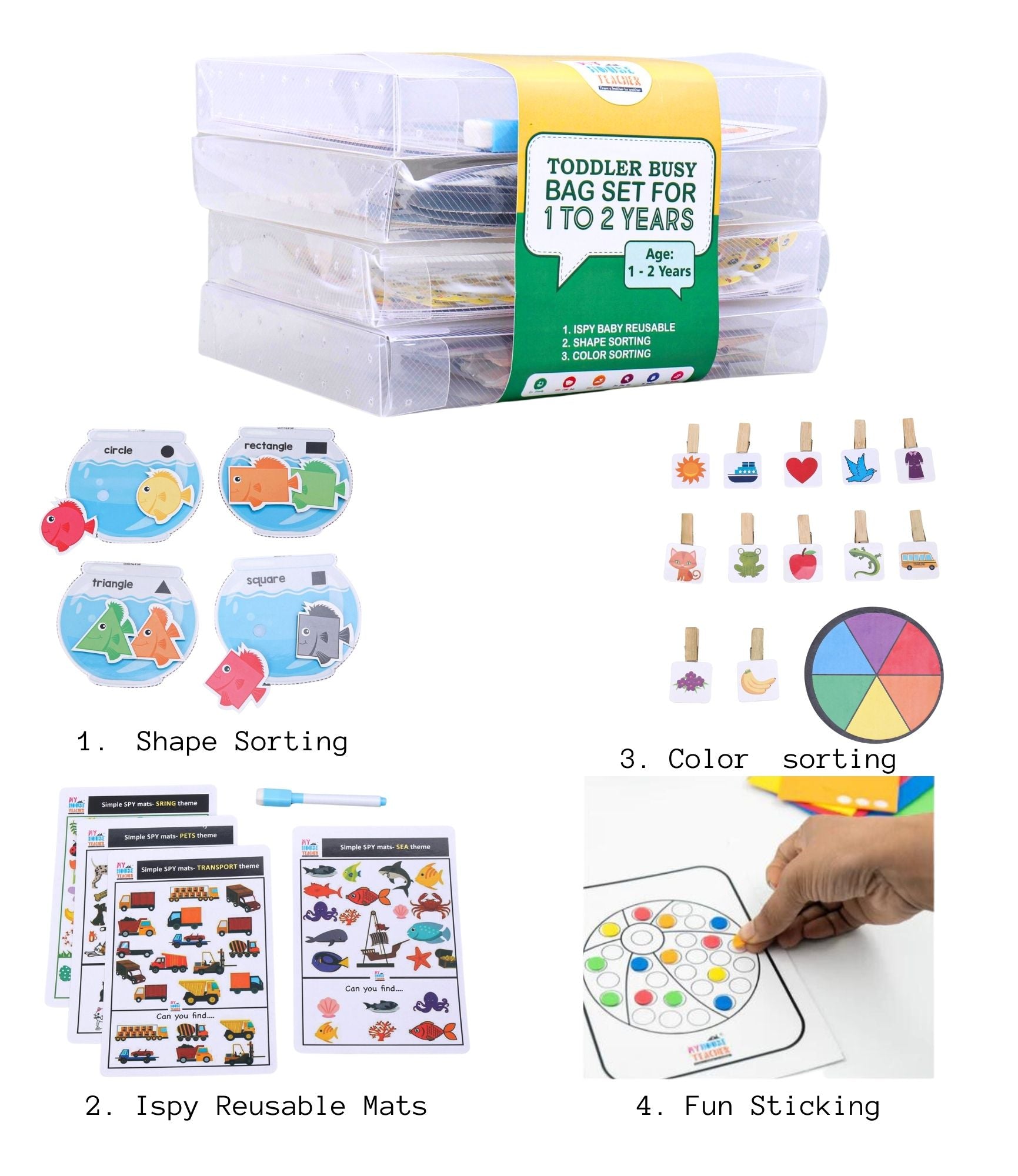 Toddler Money Saver Combo Activity Pack for 1 to 2 Years Old