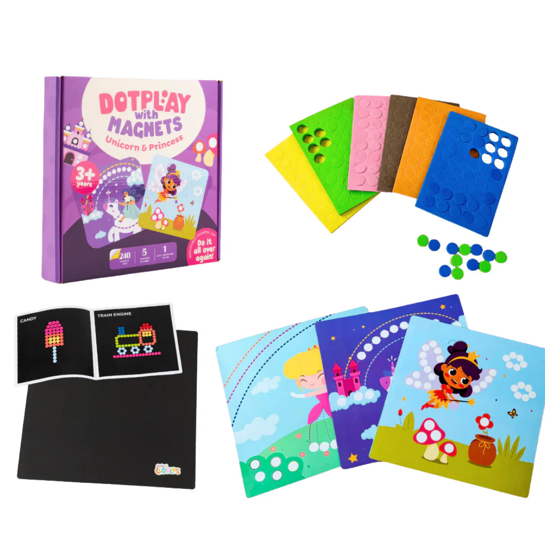Magnetic Dot Art Fun Activity Reusable Set