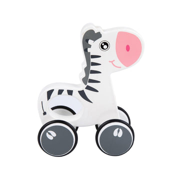 Wooden Zebra Push Pull Toy