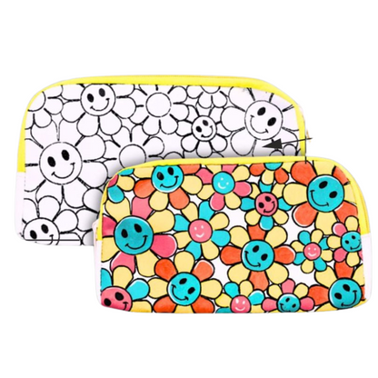 Canvas Pouch Painting Kit- Smiley Pouch Fun