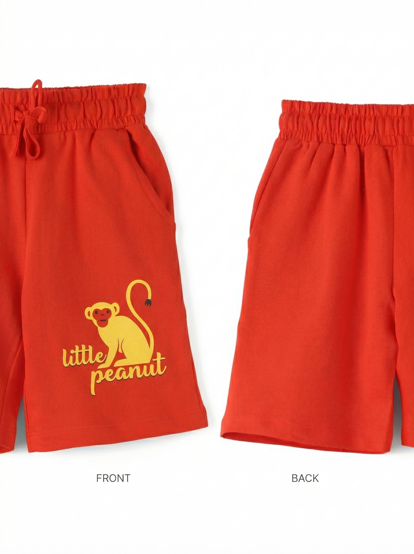 Little Peanut Monkey graphic toddler shorts