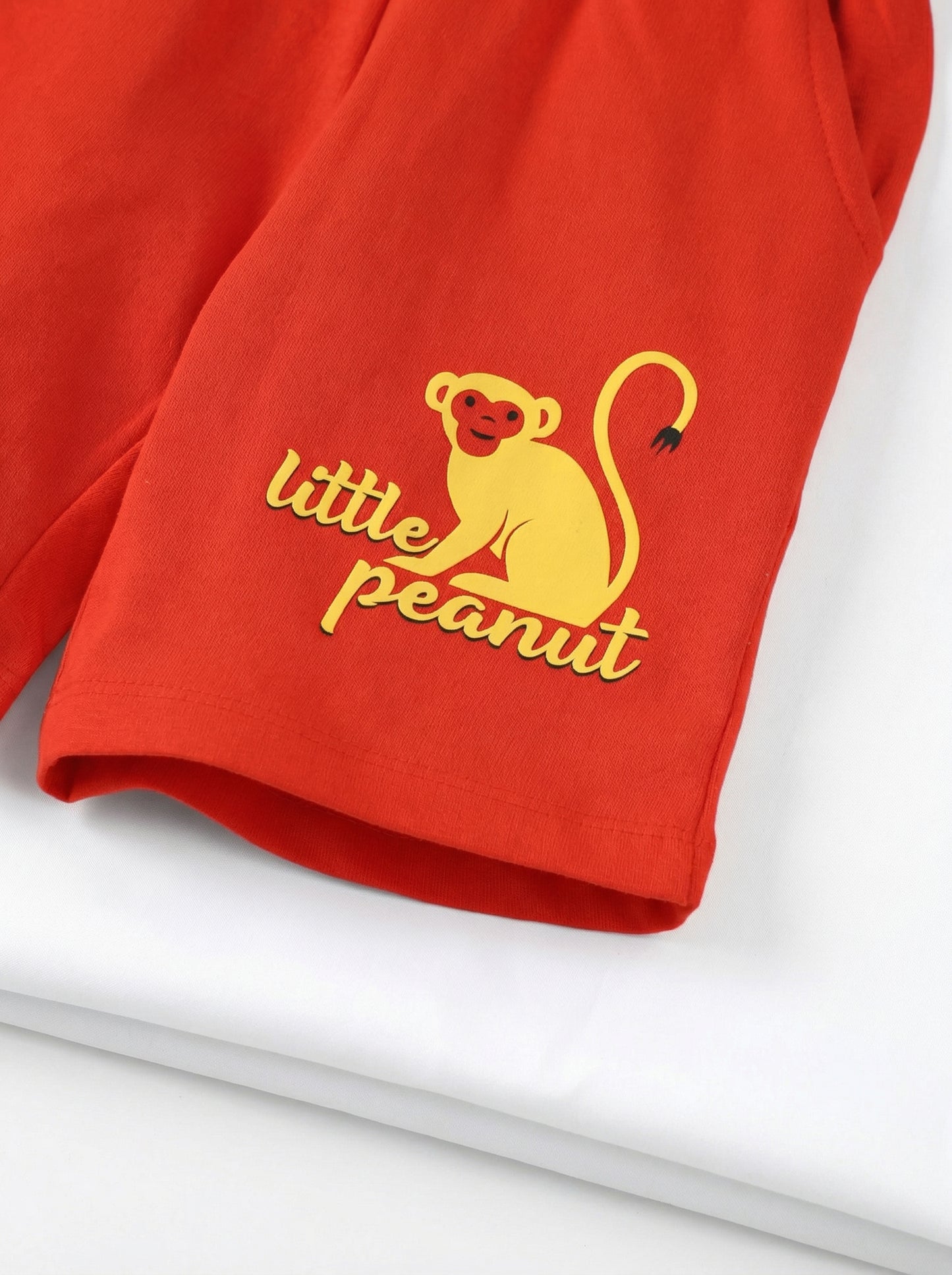 Little Peanut Monkey graphic toddler shorts